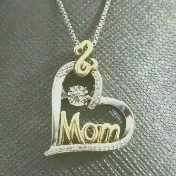 Open Heart Mom Necklace